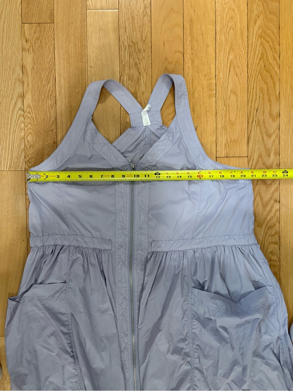 Daily Practice by Anthropologie Free Fall Dress L Folkstone Gray Utility Chic - Picture 8 of 12